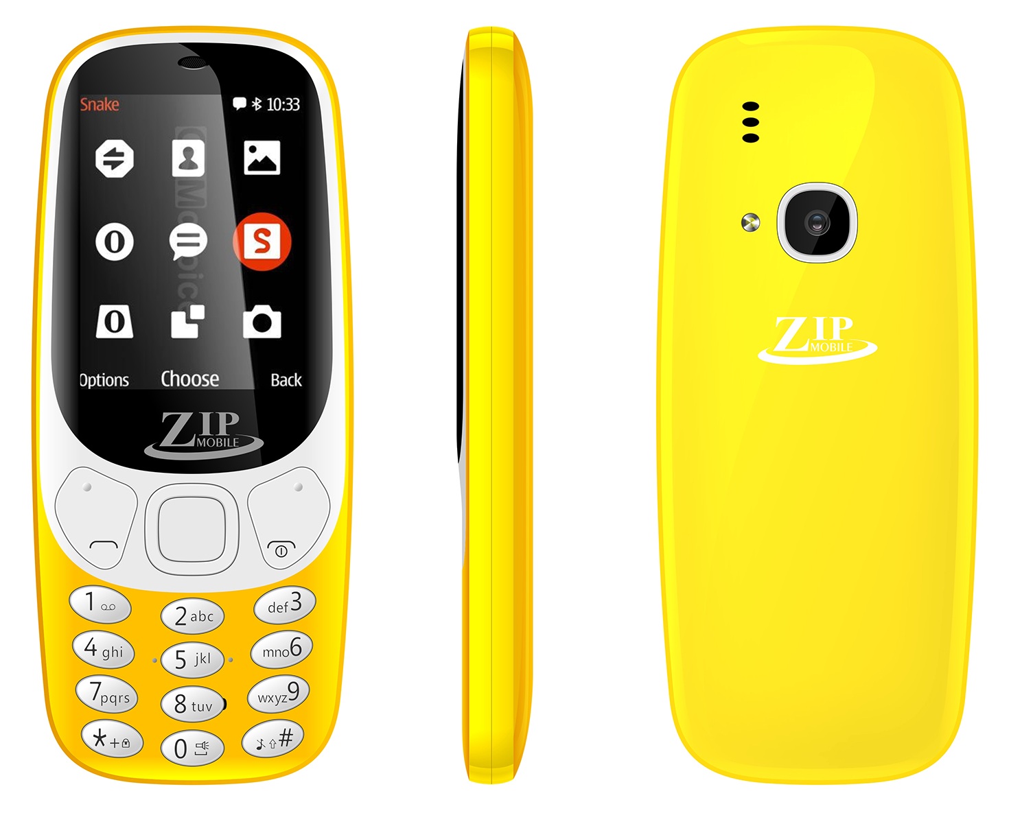 điện thoại Zip-18.1 vàng