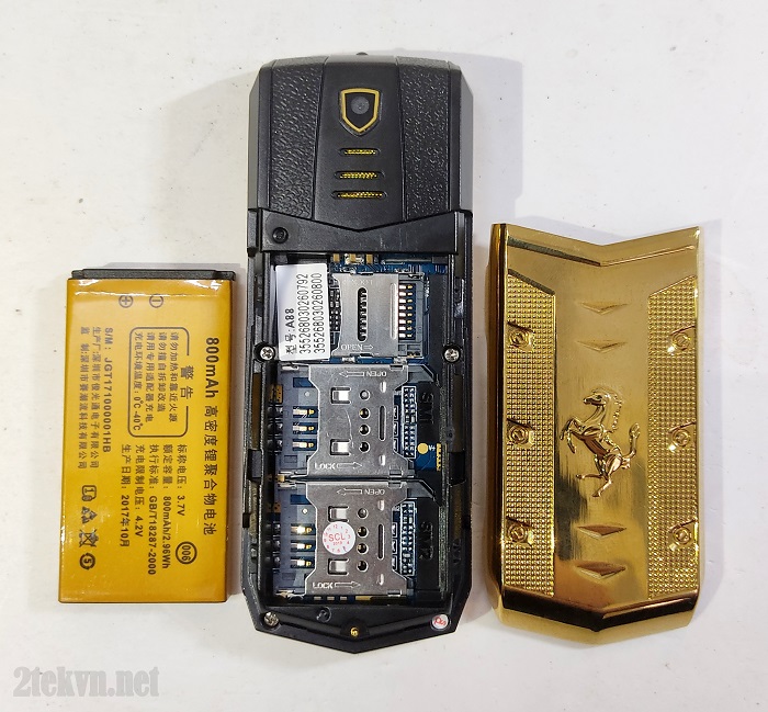 Pin cùng hiệu suất của chiếc Vertu mini A88 Pin cùng hiệu suất của chiếc Vertu mini A88