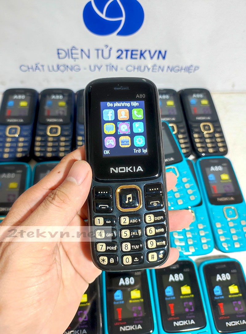 Nokia A80 có giao diện đơn giản dễ sử dụng, cùng nhiều tiện ích hấp dẫn