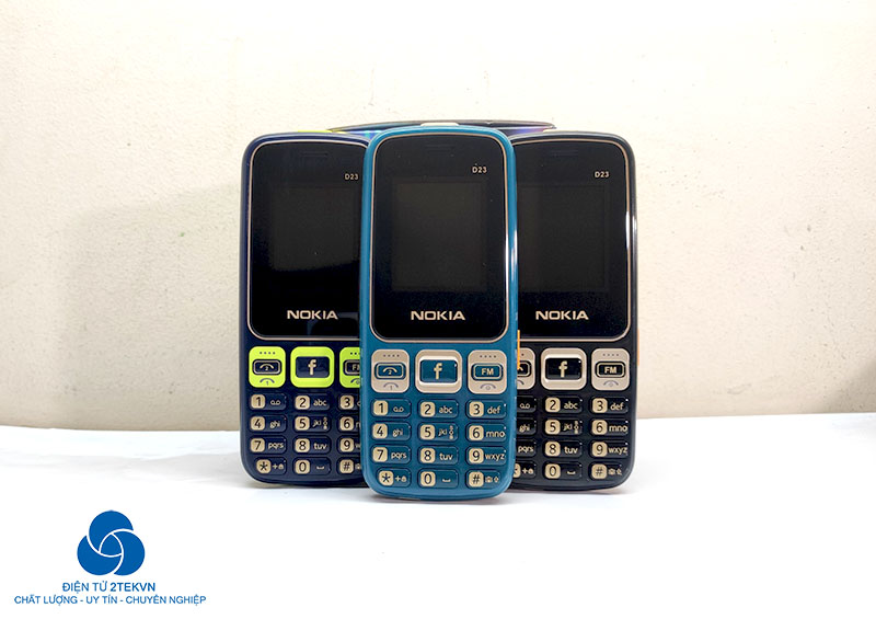 Điện thoại Nokia D23 Dual sim sở hữu kiểu dáng khá thời trang