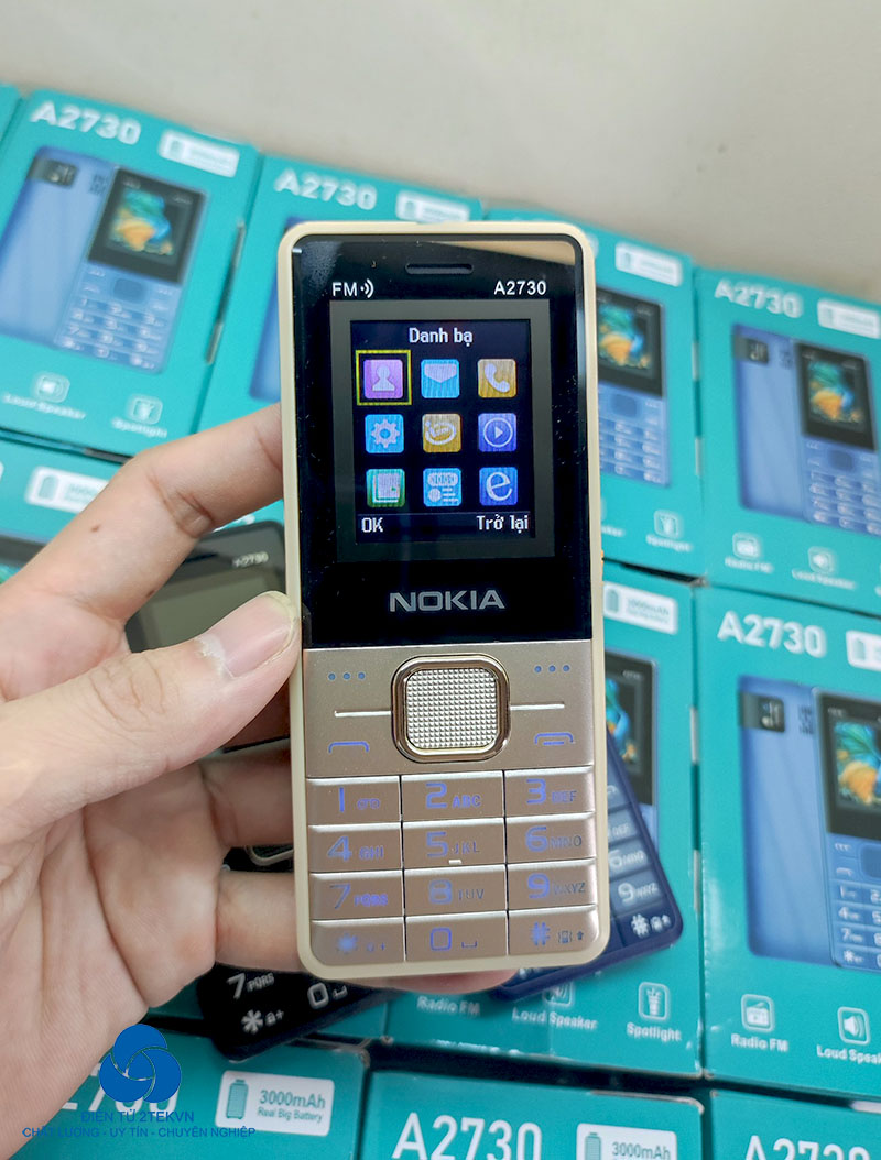 Giao diện chính của Nokia A2730